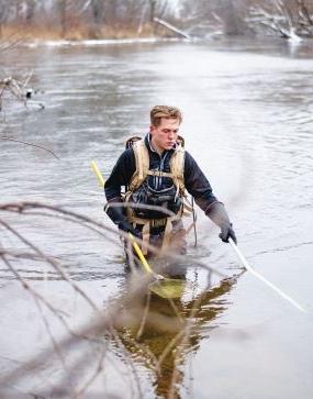 Northern Michigan waterways benefit from projects led  by GVSU students and grads